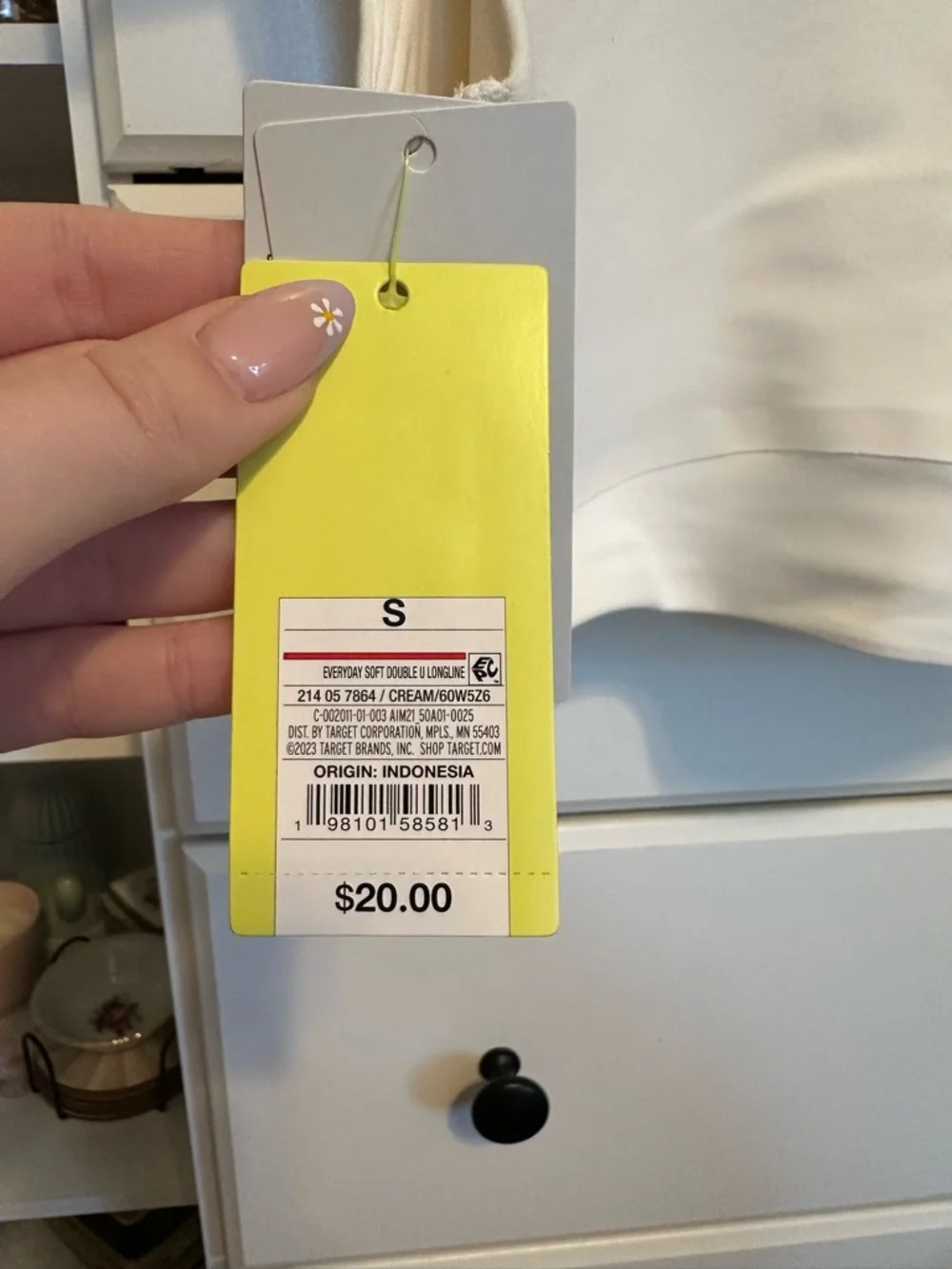 Target Cream Scoop Neck Bra - Picture 2 of 4
